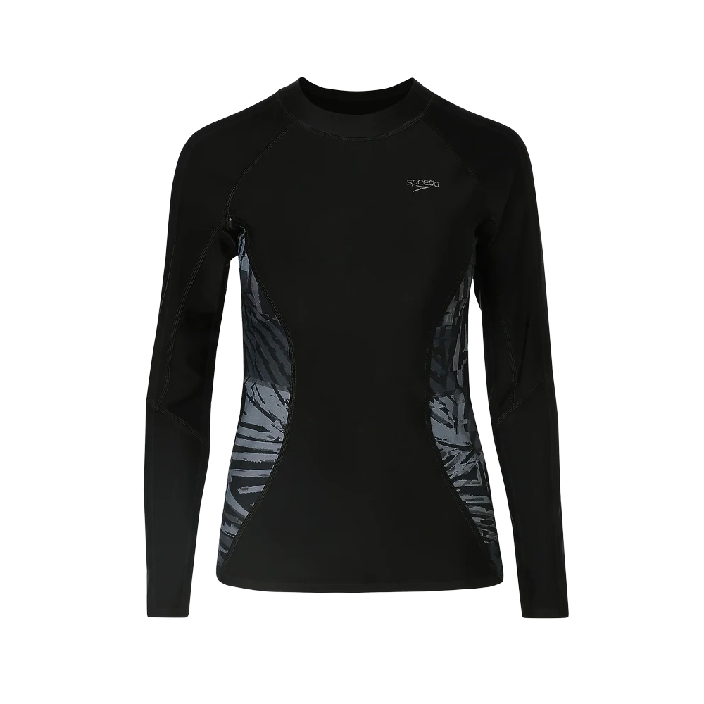 PRINTED LONG SLEEVE SUNTOP