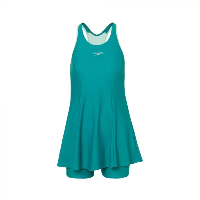 RACERBACK SWIMDRESS WITH BOYLEG